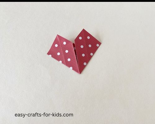 easy Valentine origami hearts