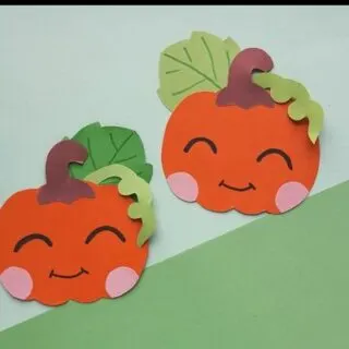 easy pumpkin face craft for kids