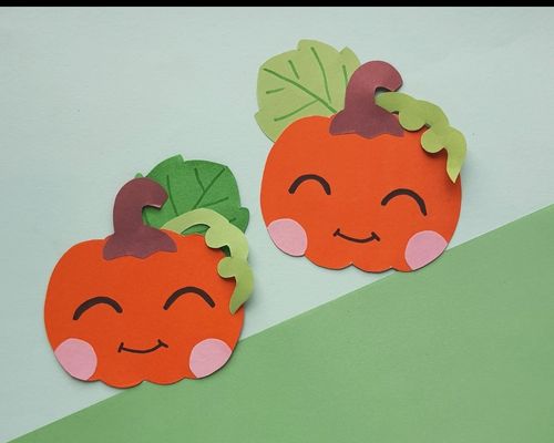 easy pumpkin face craft for kids