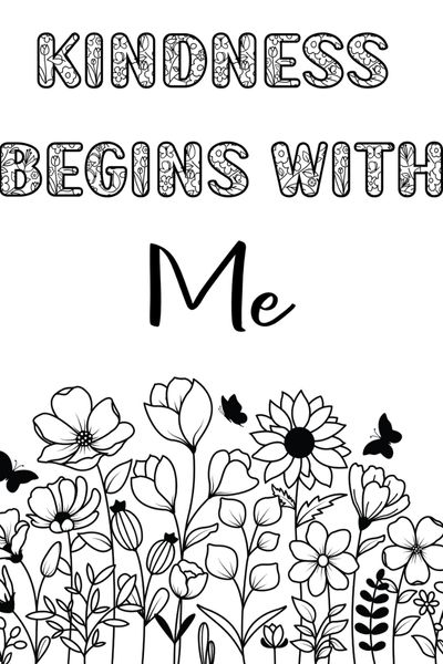 flower kindness coloring pages