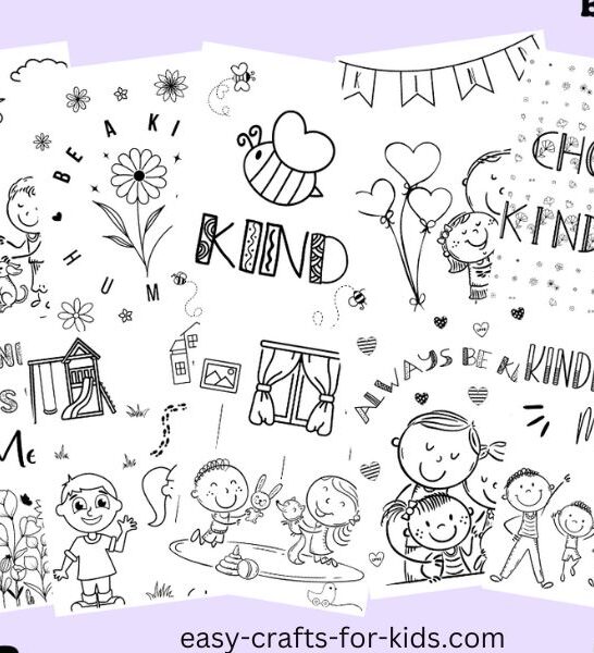 free kindness colouring pages
