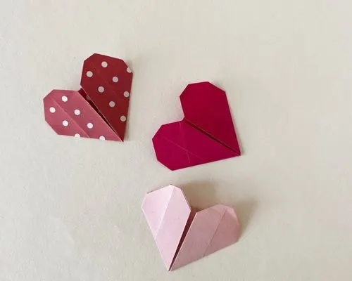 how to make an origami heart