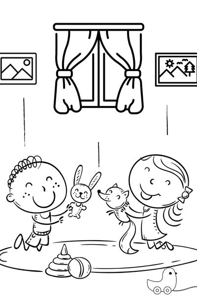 kids kindness coloring pages