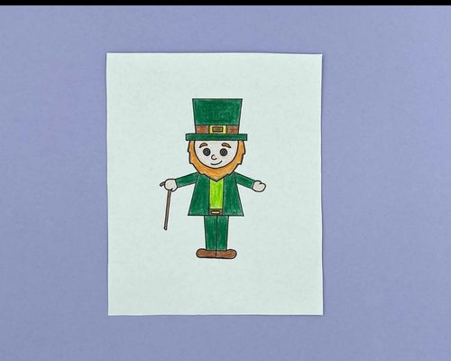 leprechaun drawing tutorial