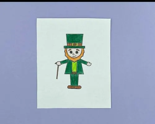 leprechaun drawing tutorial