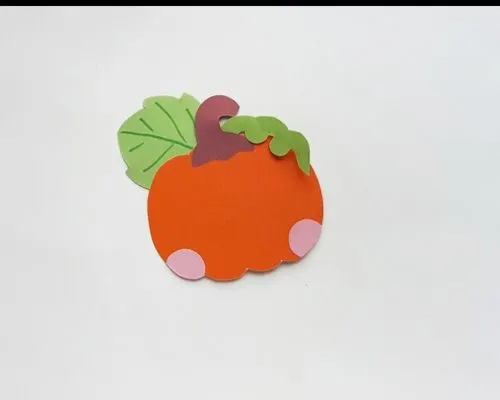 pumpkin face craft tutorial