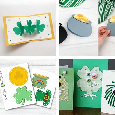 Handmade St Patrick's Day Cards for Kids to Make