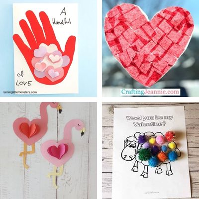 Printable Valentine Crafts for Preschoolers
