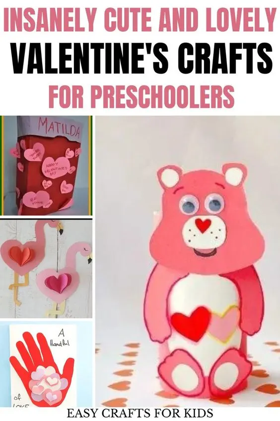 Valentine's Day crafts for preschoolers