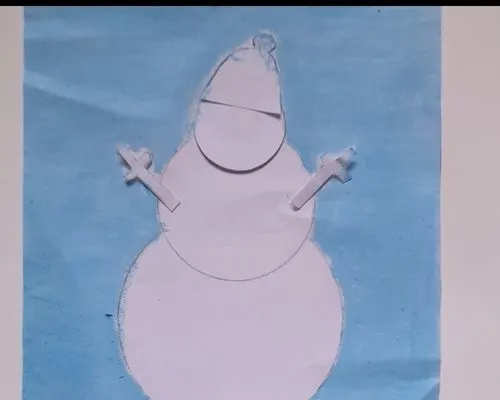 easy snowman to draw