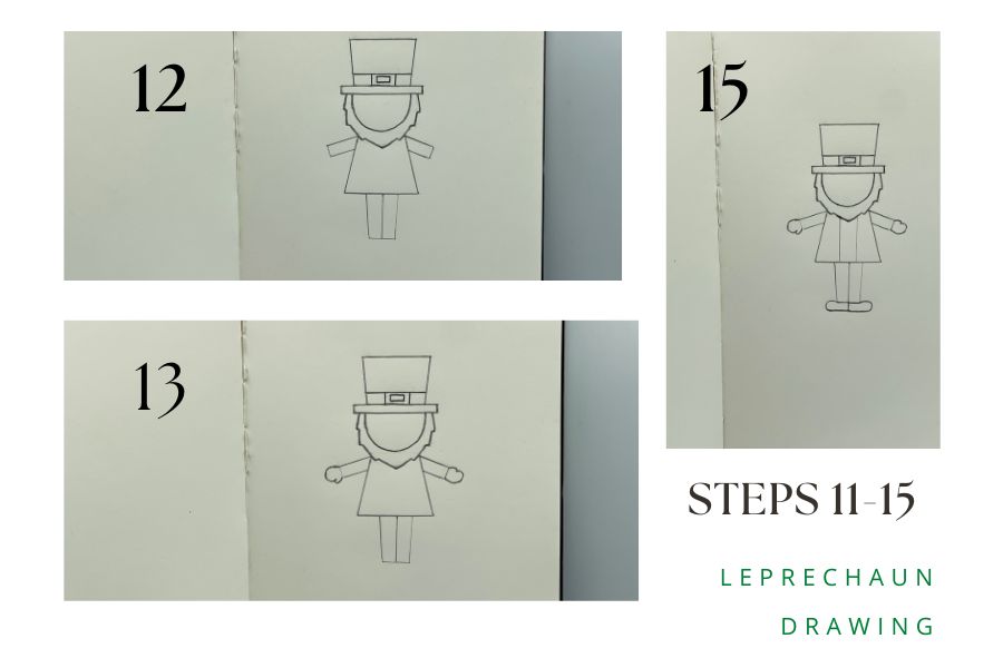 how to draw a leprechaun for beginners