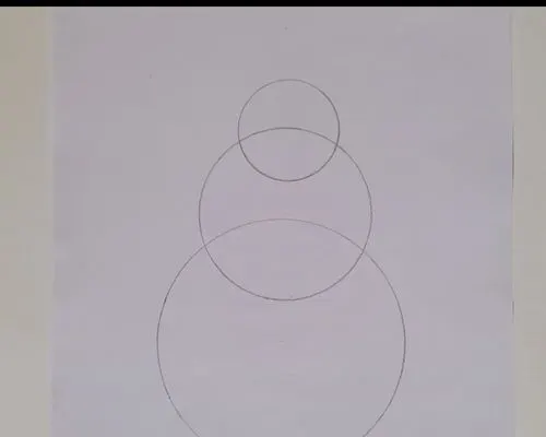 how to draw a snowman for beginners