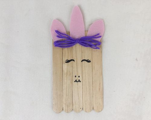 how to make a popsicle stick unicorn