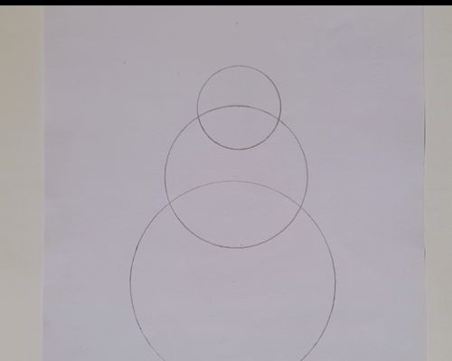 how to draw a snowman for beginners