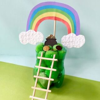 Bottle Leprechaun Trap Idea
