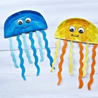 Paper Plate Jellyfish Craft for Kids