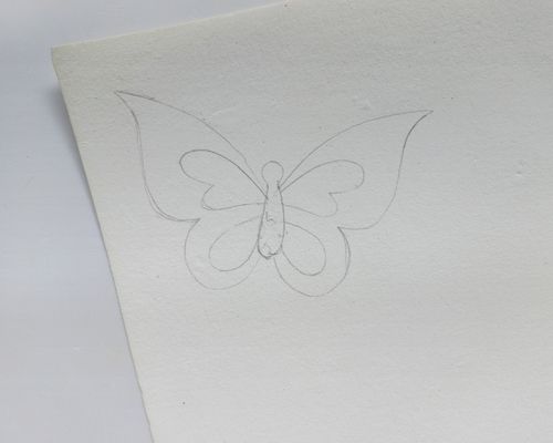 butterfly drawing instructions
