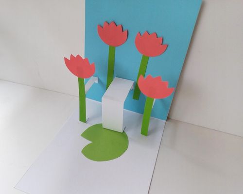 diy frog birthday card
