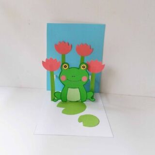 diy frog cards to make
