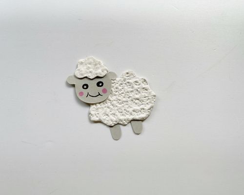 diy lamb cards for kids