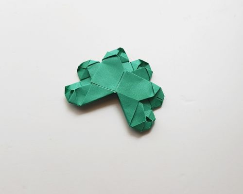 easy origami four leaf clover instructions