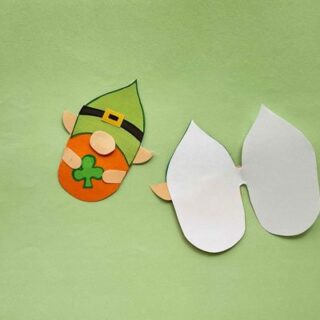 gnome leprechaun st patricks day card