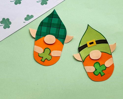 gnome st patricks day card