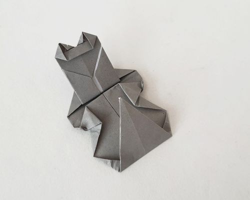 how to do easter origami bunny