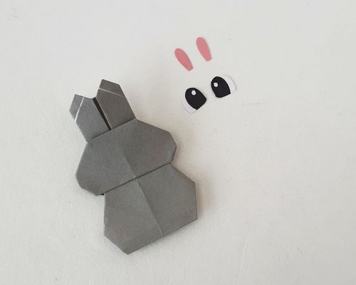 how to do easter origami rabbit