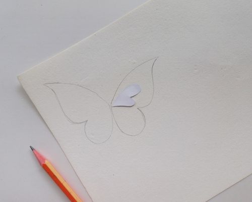 how to draw butterfly wings