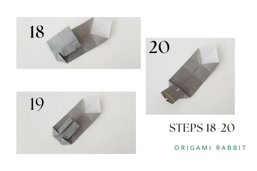 how to make a paper bunny origami