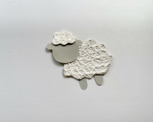 how to make a paper lamb