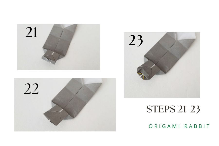 how to make a paper rabbit origami