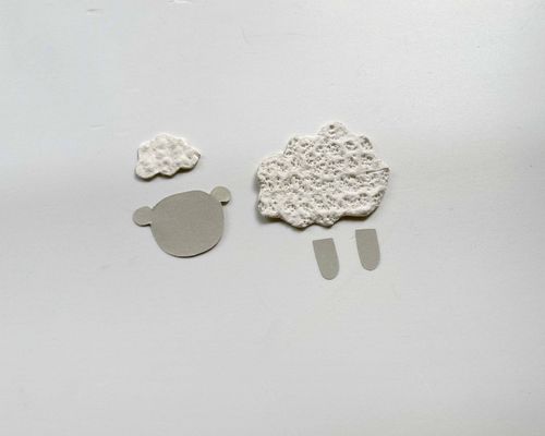 how to make an Easter lamb card