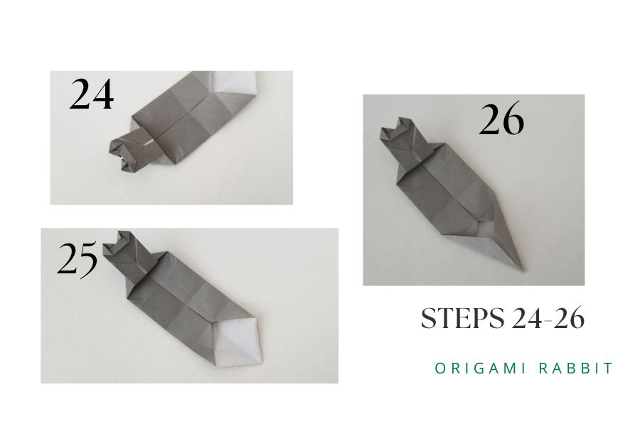 origami bunny step by step