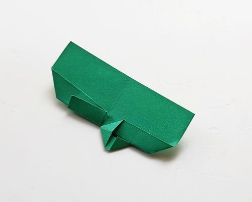 origami shamrock step by step process