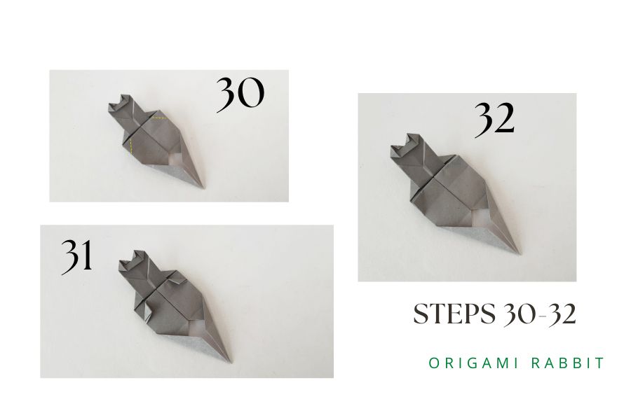 rabbit easter origami