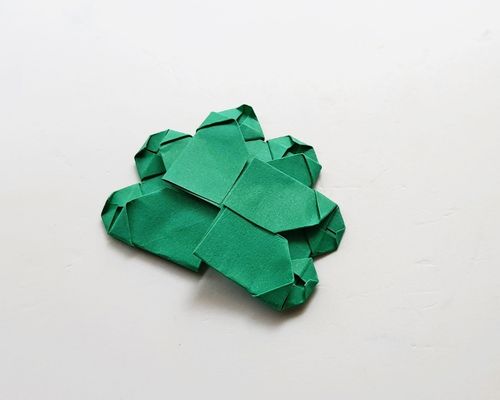 shamrock easy origami