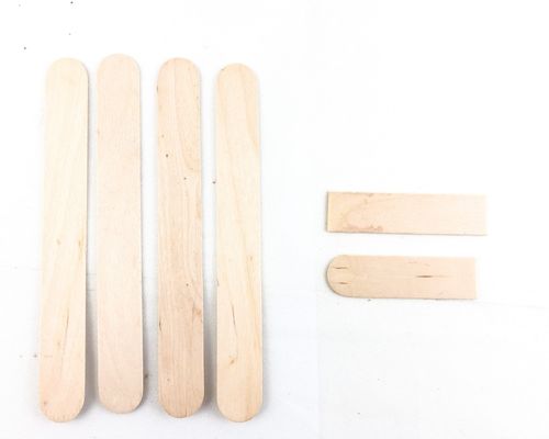 step by step artic fox popsicle stick craft