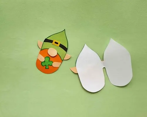 gnome leprechaun st patricks day card