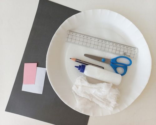 Paper Plate Sheep Craft Supplies