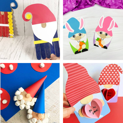 easy gnome Crafts for kids