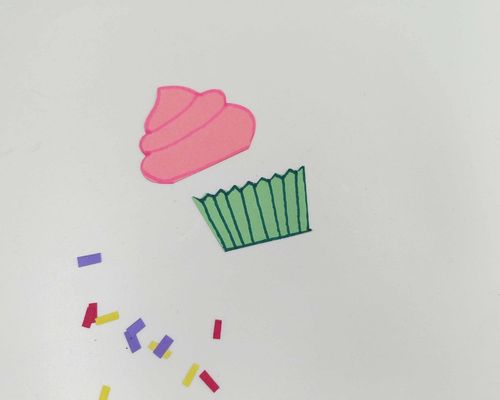 paper cupcake craft process