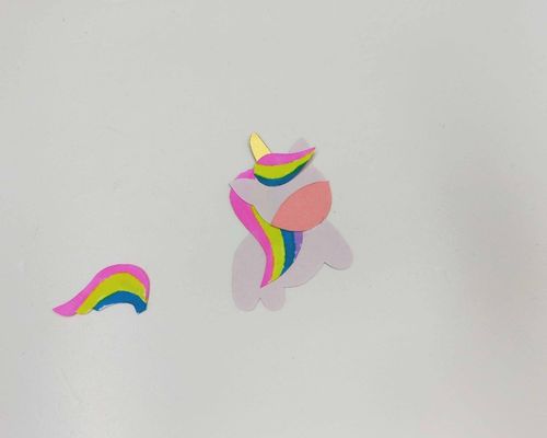pop up unicorn card process