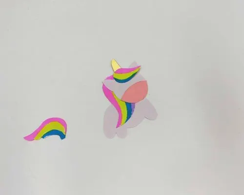 pop up unicorn card process