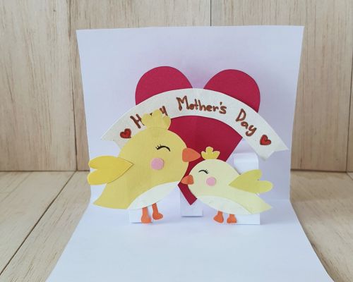 Cute Mother's Day Pop Up Card