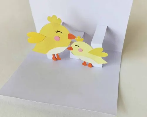DIY Mothers Day Pop up card