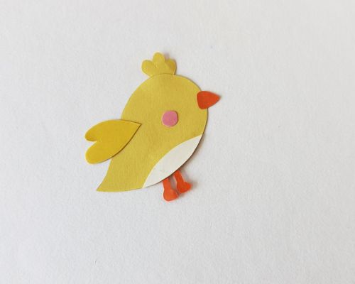 Mothers Day chick card for kids