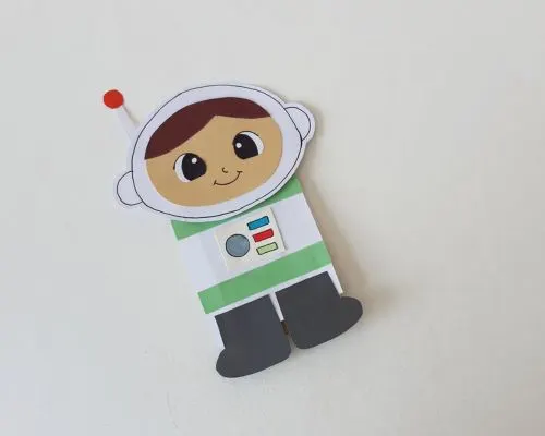Paper Bag Astronaut Puppet