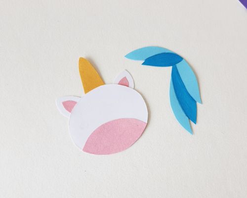 how to make a rainbow unicorn bookmark